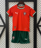 KIDS soccer jersey Portugal red home 2526
