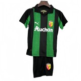 2025-26 Kids  RC Lens away green soccer Jersey