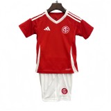 2025-26 Kids Internacional red home soccer Jersey