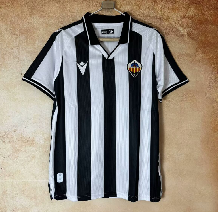 2025-26 Mens Levante UD home  Fans Soccer Jersey