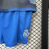 2025-26 Kids Real Madrid blue soccer Jersey
