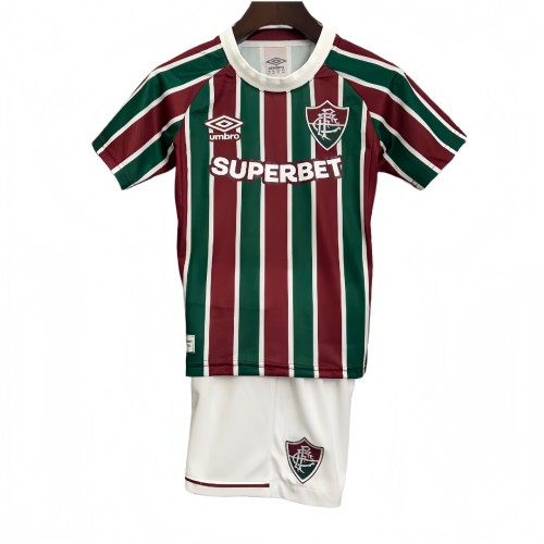 2025-26 Kids  Fluminense home  soccer jersey