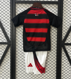 25-26 Flamengo Home Kids Soccer Jersey