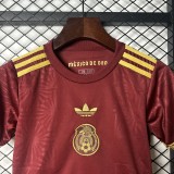 2025-26  Mexico Kids Golden Cup red  Soccer Jersey