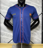 2025-26 Mens Barcelona blue  Player  baseball jersey