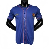 2025-26 Mens Barcelona blue  Player  baseball jersey