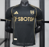 2025-26 Mens Fulham Third away black  Player version Soccer Jersey