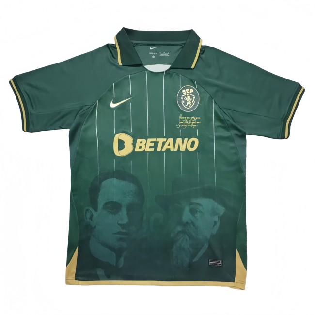 2025-26 Mens Sporting Lisbon Green soccer Jersey
