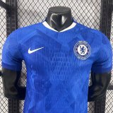 2025-26 Mens Chelsea 120th anniversary Player version blue Soccer Jersey