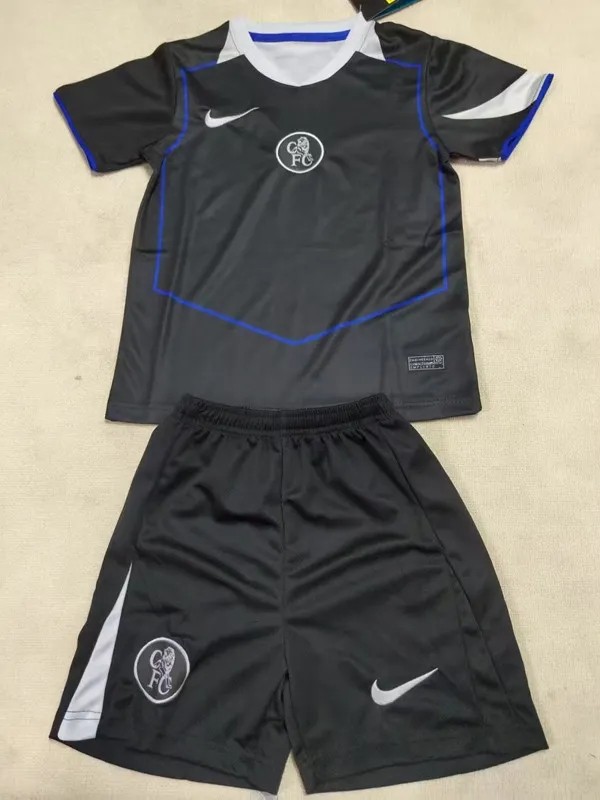 2025/26 Kids Chelsea Third  away soccer jersey