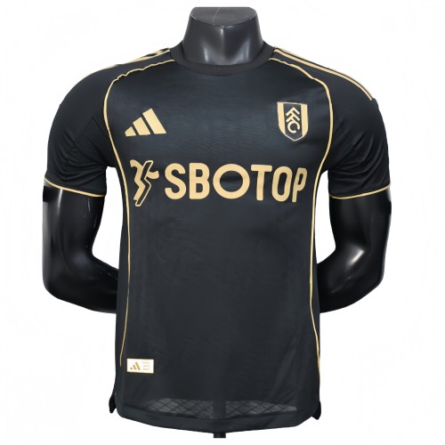 2025-26 Mens Fulham Third away black  Player version Soccer Jersey