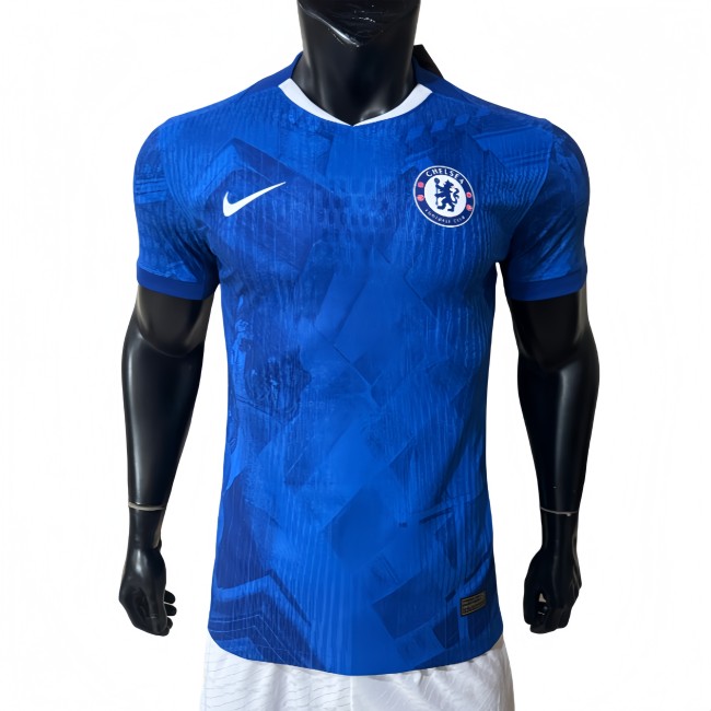 2025-26 Mens Chelsea Player Version  home  blue  Soccer Jersey