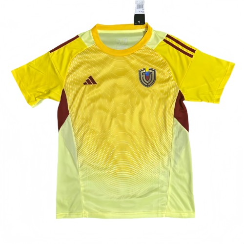2025-26 Mens Venezuela Goalkeeper yellow  soccer jersey