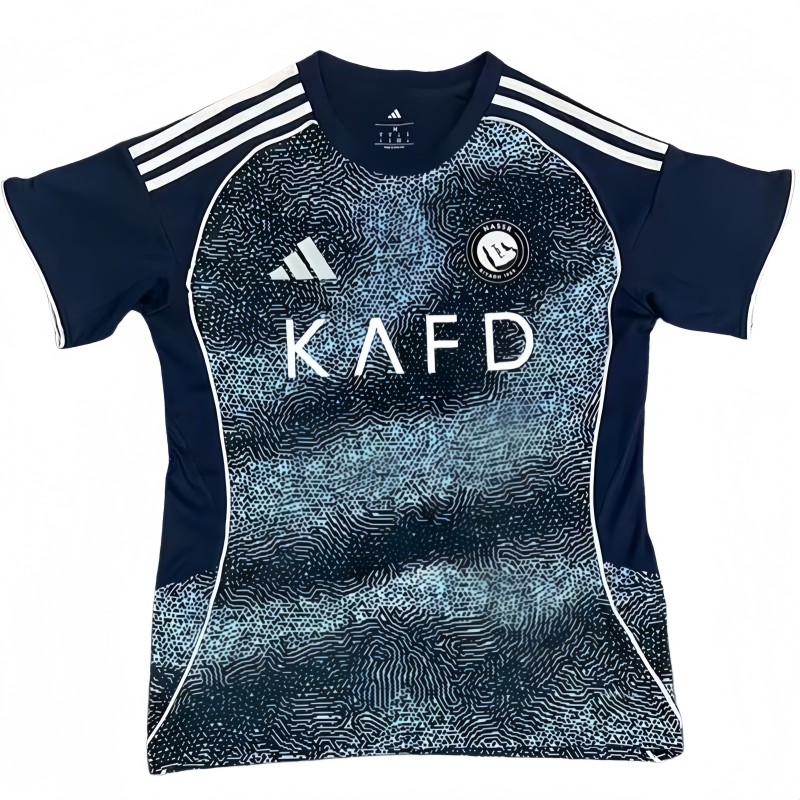 2025-26 Mens Al-Nassr away  blue soccer Jersey