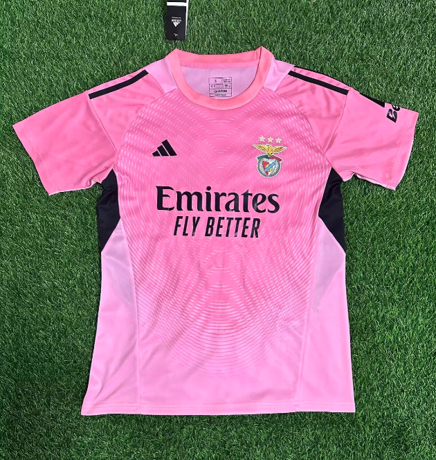 2025-26 Mens Benfica  goalkeeper pink   Soccer Jersey