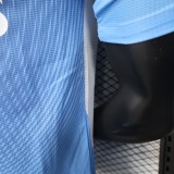 2025-26 Mens Real Madrid blue Player goalkeeper soccer jersey