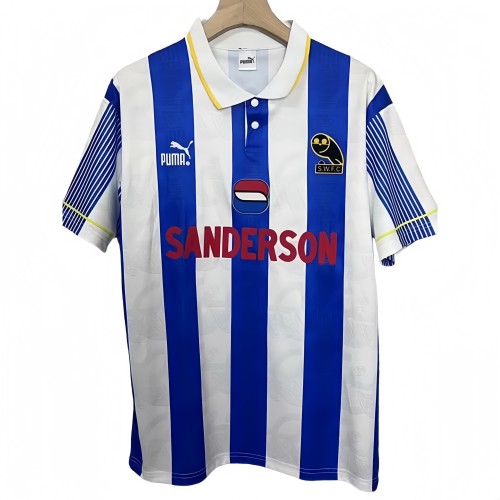 1993-1995 Mens Sheffield Wednesday Home Retro Soccer Jersey