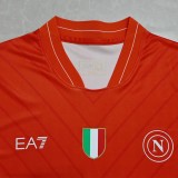 2025/26 Mens Napoli  Red Goalkeeper  soccer jersey