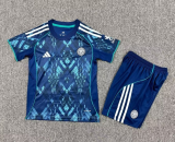 2025-26 Kids Leicester City away blue soccer Jersey