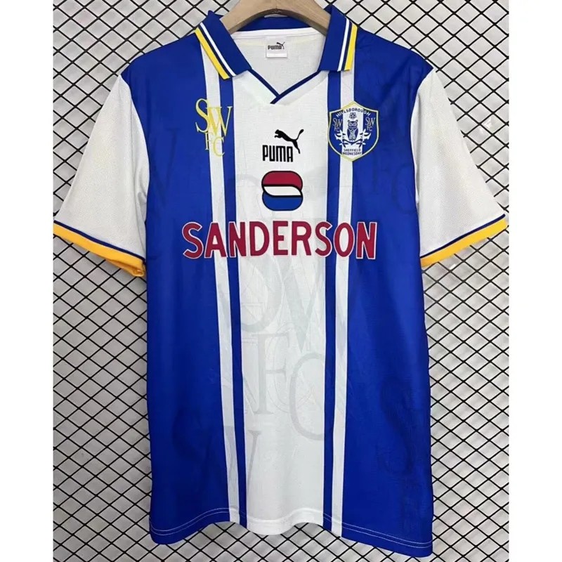 1996-1997 Sheffield Wednesday Home Retro Soccer Jersey
