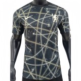 2025-26 Mens Chelsea Grey Black Player version Soccer Jersey