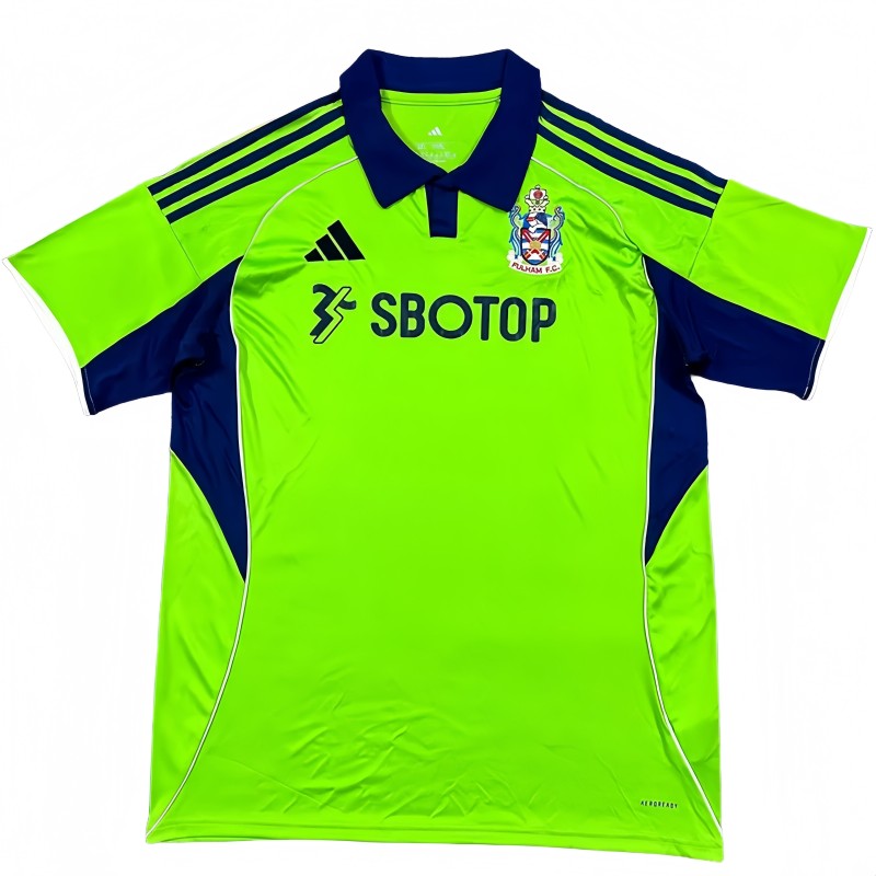 2025-26 Mens Fulham away green  Soccer Jersey