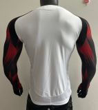 2025-26 Mens  Flamengo away white Player version long sleeve  soccer Jersey