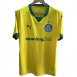 2025-26 Mens Palmeiras  Third away  yellow Soccer Jersey