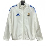 2025-26 Mens Real Madrid  white windbreaker