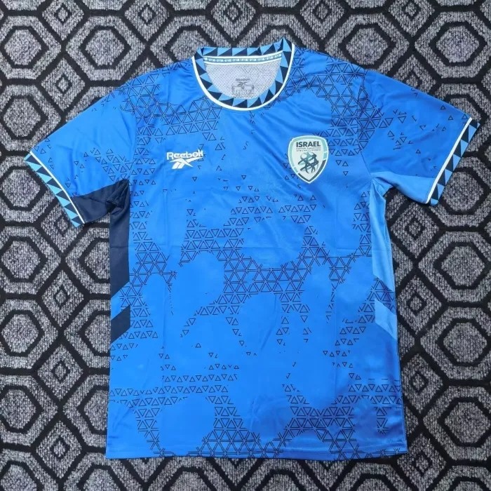 2025-26 Mens Israel home blue Soccer Jersey