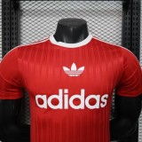 2025 AD Casual red Player Version Training shirts