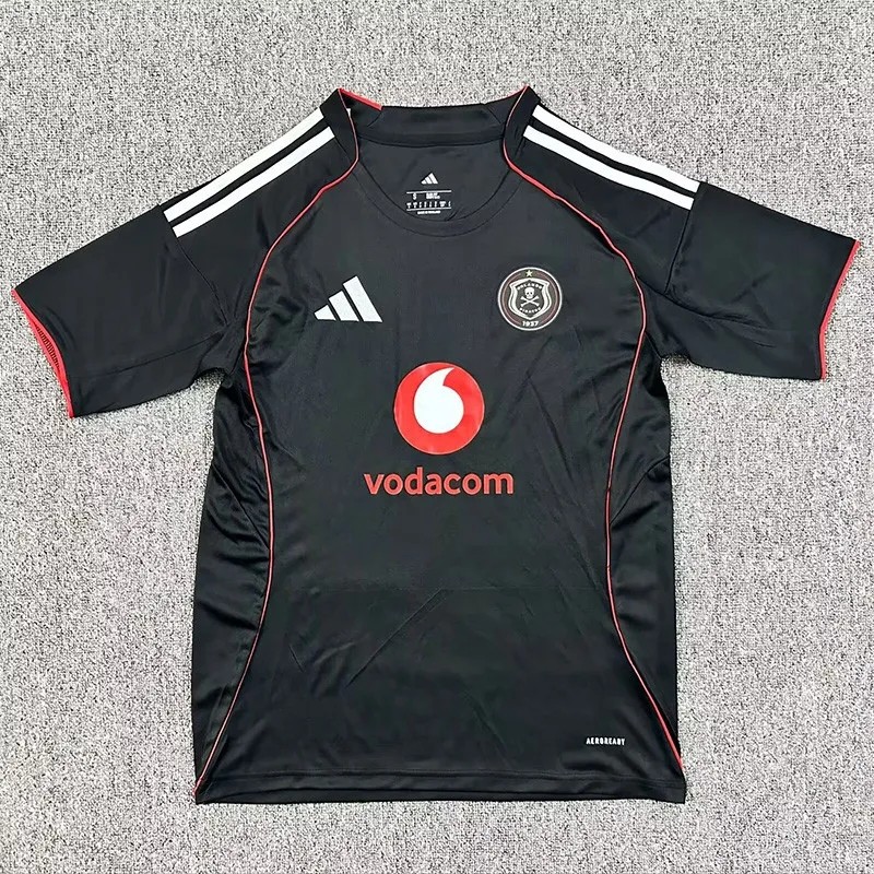 2025-26 Mens Orlando Pirates Home Fans Soccer Jersey