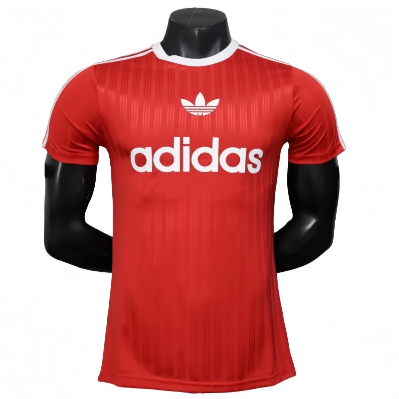 2025 AD Casual red Player Version Training shirts