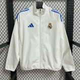 2025-26 Mens Real Madrid  white windbreaker