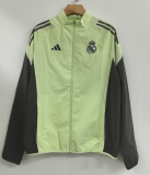 2025-26 Mens Real Madrid green  windbreaker