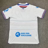 2025-26 Mens Sampdoria  away white soccer Jersey