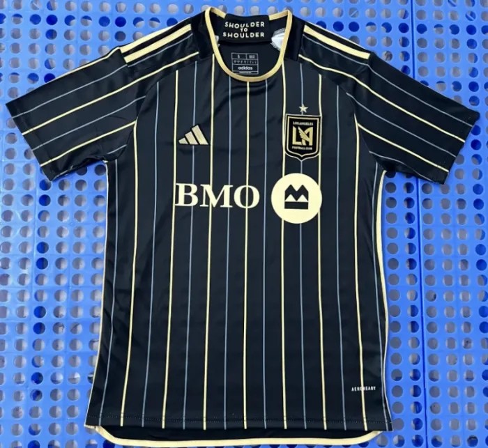 2025-26 Mens Los Angeles （ LAFC） black Fans Soccer Jersey