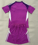 2025-26 Kids Leeds United Purple goalkeeper soccer jersey