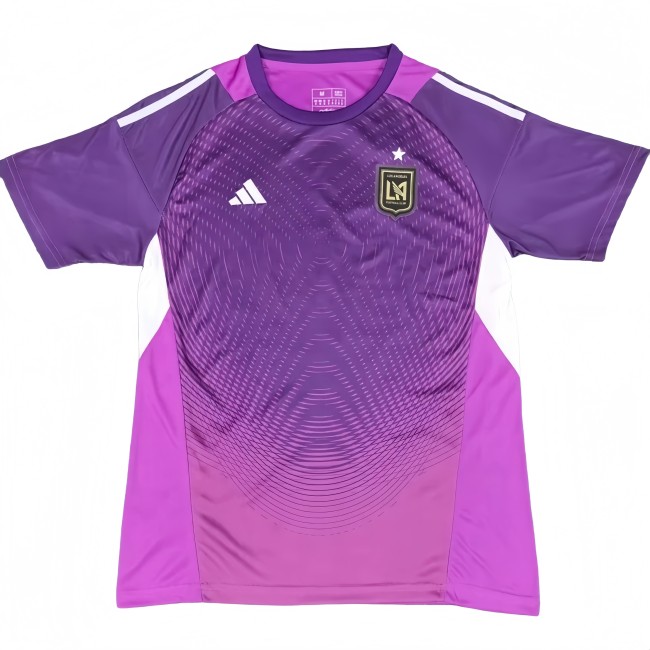 2025-26 Mens  Los Angeles （ LAFC）  Purple Goalkeeper Fans Soccer Jersey