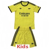 2025-26 KIDS Arsenal Goalkeeper yellow  soccer  jersey