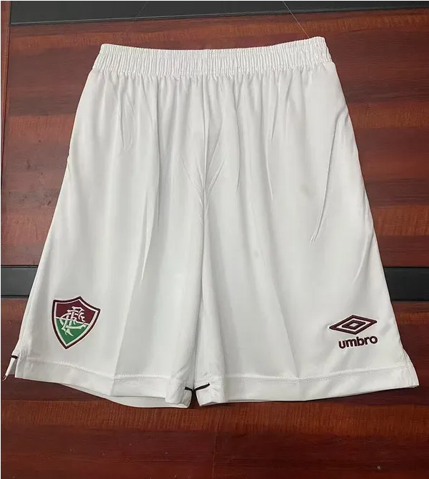 2025-26 Mens Fluminense Home white Shorts Pants