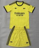 2025-26 KIDS Arsenal Goalkeeper yellow  soccer  jersey
