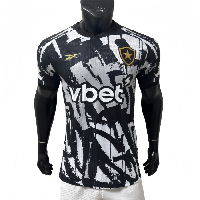2025-26 Mens Botafogo black Player version Third Away Soccer Jersey