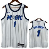 25-26 Magic HARDAWAY #1 White Top Quality Hot Pressing NBA Jersey(条纹)