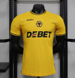2025-26 Mens  Wolves  home  Player version soccer Jersey