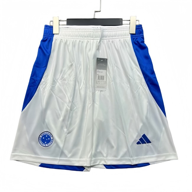 2025-26 Mens Cruzeiro home white Shorts Pants