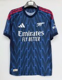 2025/26 Mens Arsenal  away 1：1 blue soccer Jersey