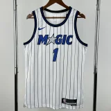 25-26 Magic HARDAWAY #1 White Top Quality Hot Pressing NBA Jersey(条纹)