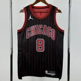 25-26 BULLS LAVINE #8 Black Top Quality Hot Pressing NBA Jersey (Trapeze Edition) 飞人版