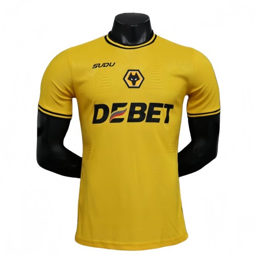 2025-26 Mens  Wolves  home  Player version soccer Jersey